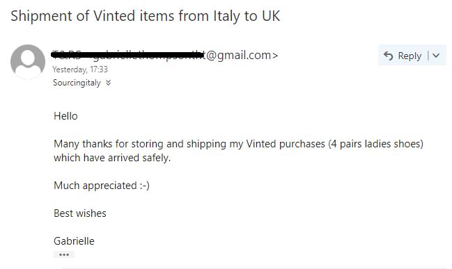 Vinted Shipment Forwarding UK 546 Vinted Shipment Forwarding UK 546